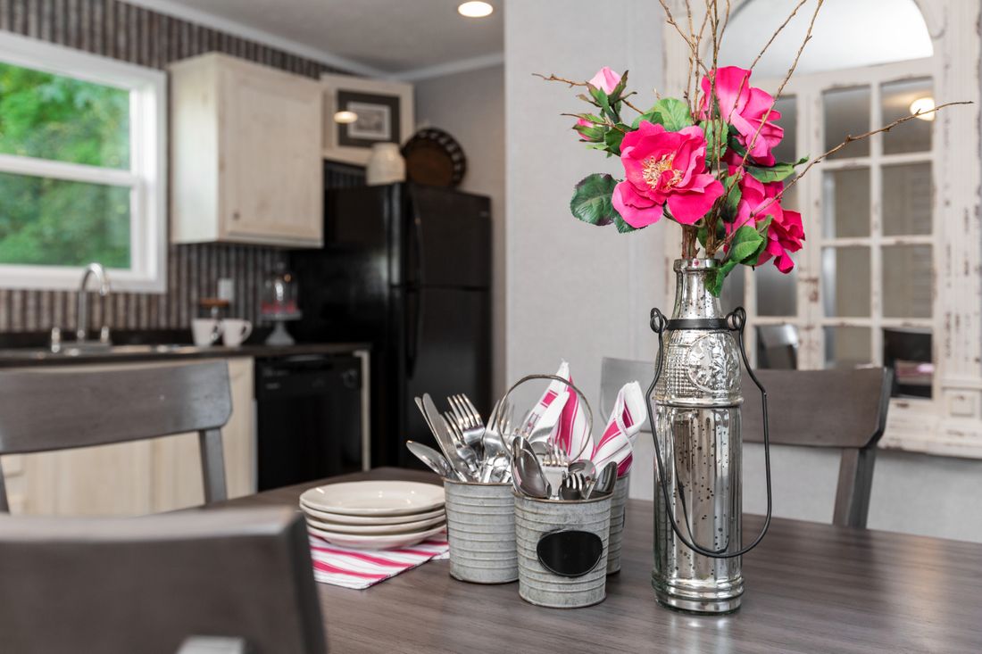 The SAPPHIRE Kitchen. This Manufactured Mobile Home features 3 bedrooms and 2 baths.