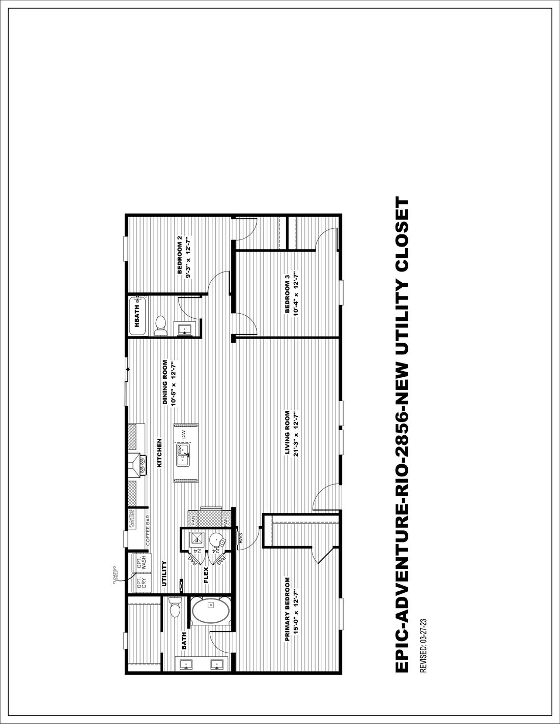 The RIO 5628-2302 Floor Plan