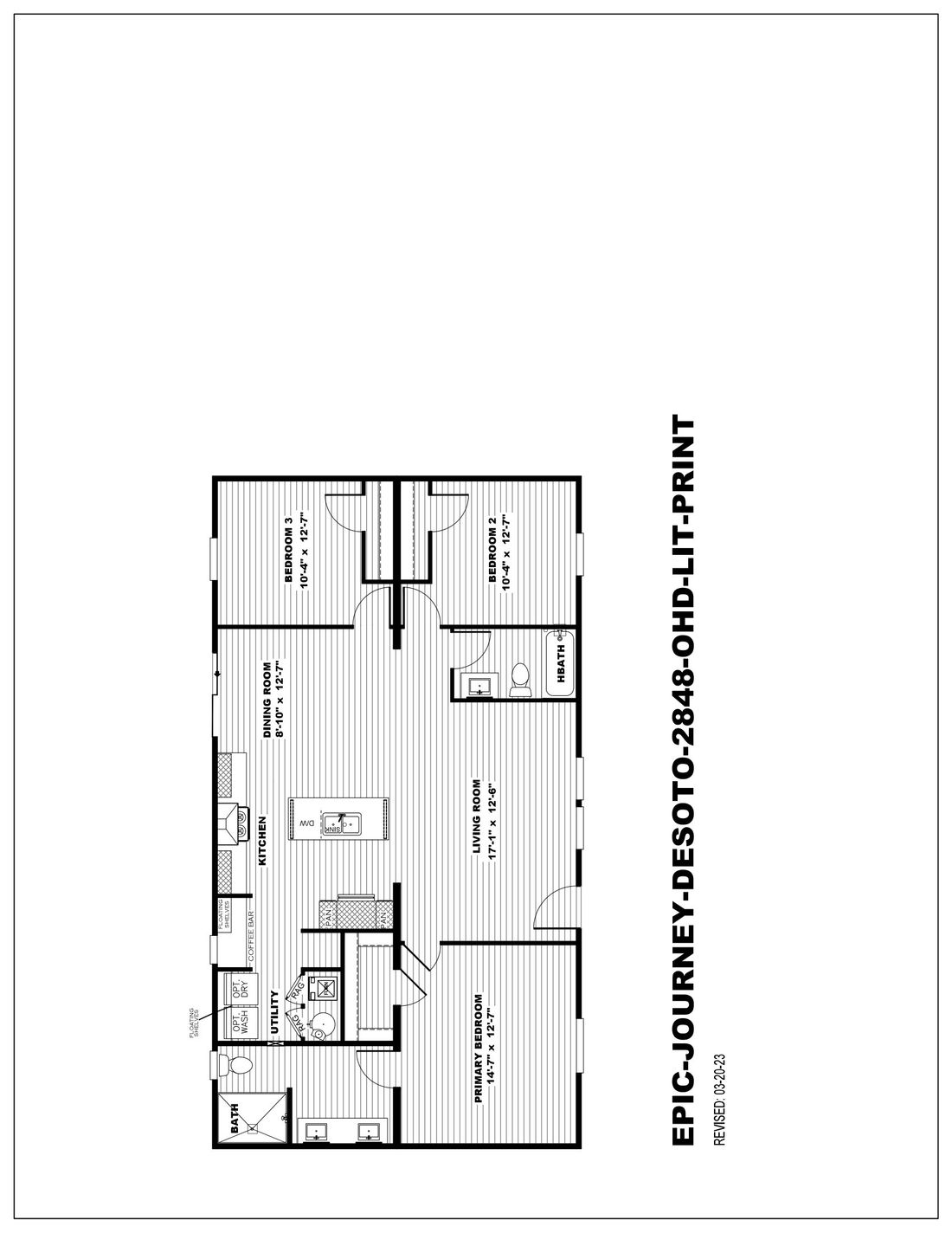 The DESOTO 4828-1148 Floor Plan