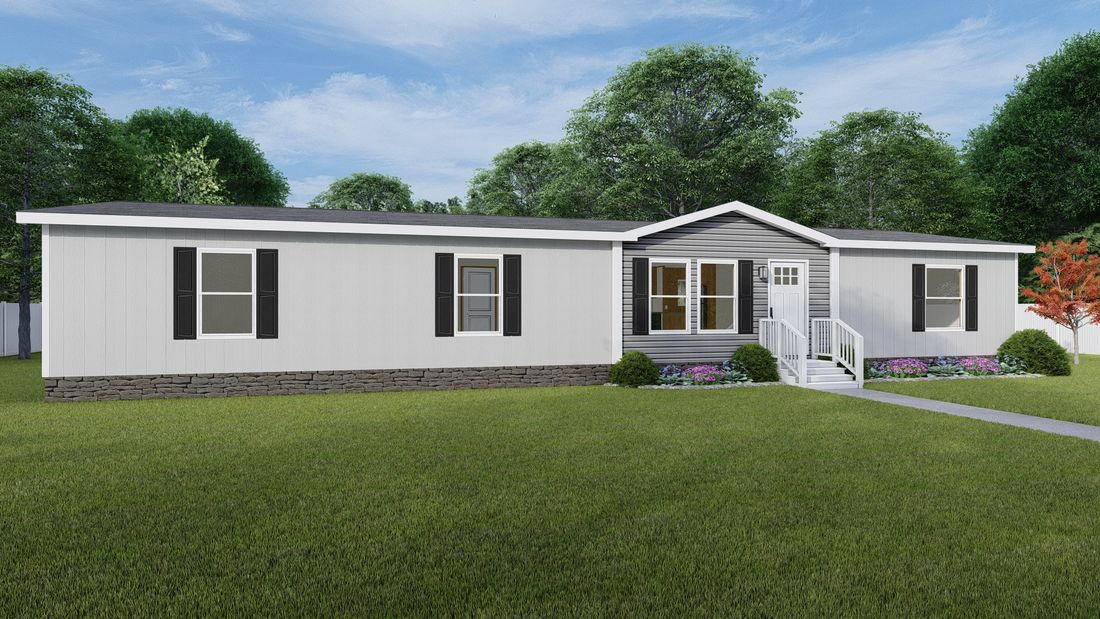 The MOROCCO 6828-2301 Exterior. This Manufactured Mobile Home features 4 bedrooms and 2 baths.