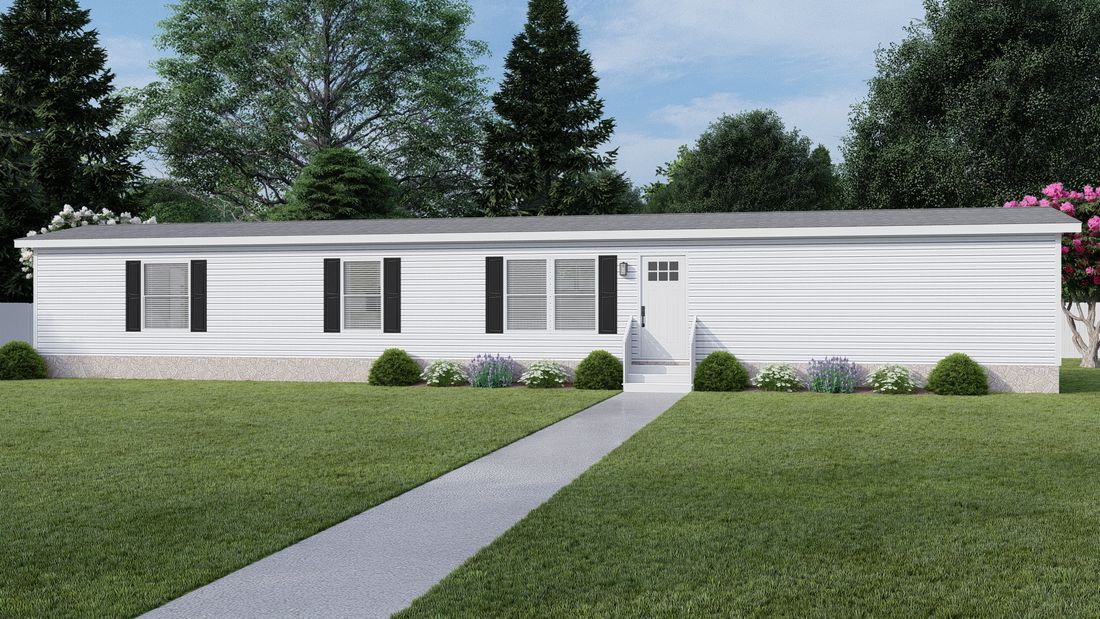 The MAGELLAN 7616-1172 Exterior. This Manufactured Mobile Home features 3 bedrooms and 2 baths.